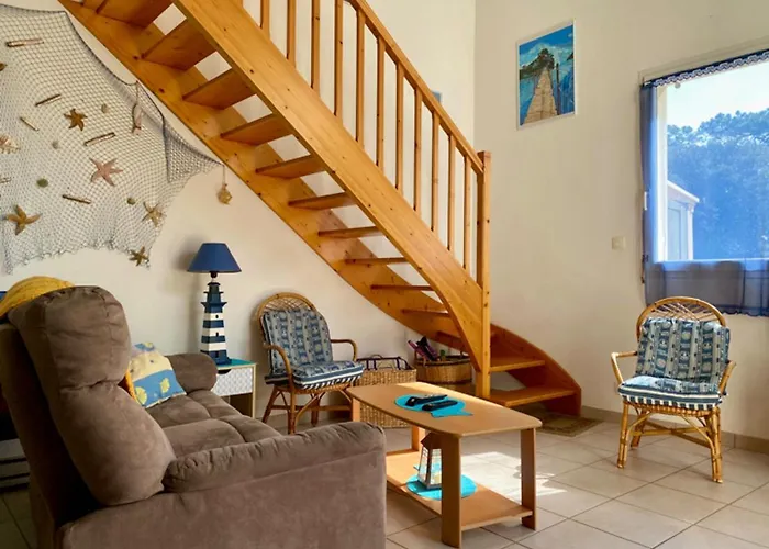 Pavillon à Longeville-sur-mer, Proche Plage, 6 Pers, 3 Ch, Terrasse, Parking Privé - Fr-1-336-135